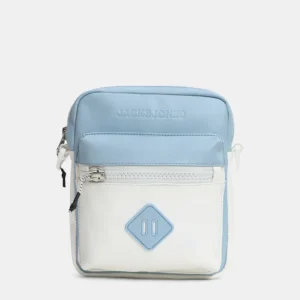 LIGHT BLUE COLOUR BLOCKED SLING BAG