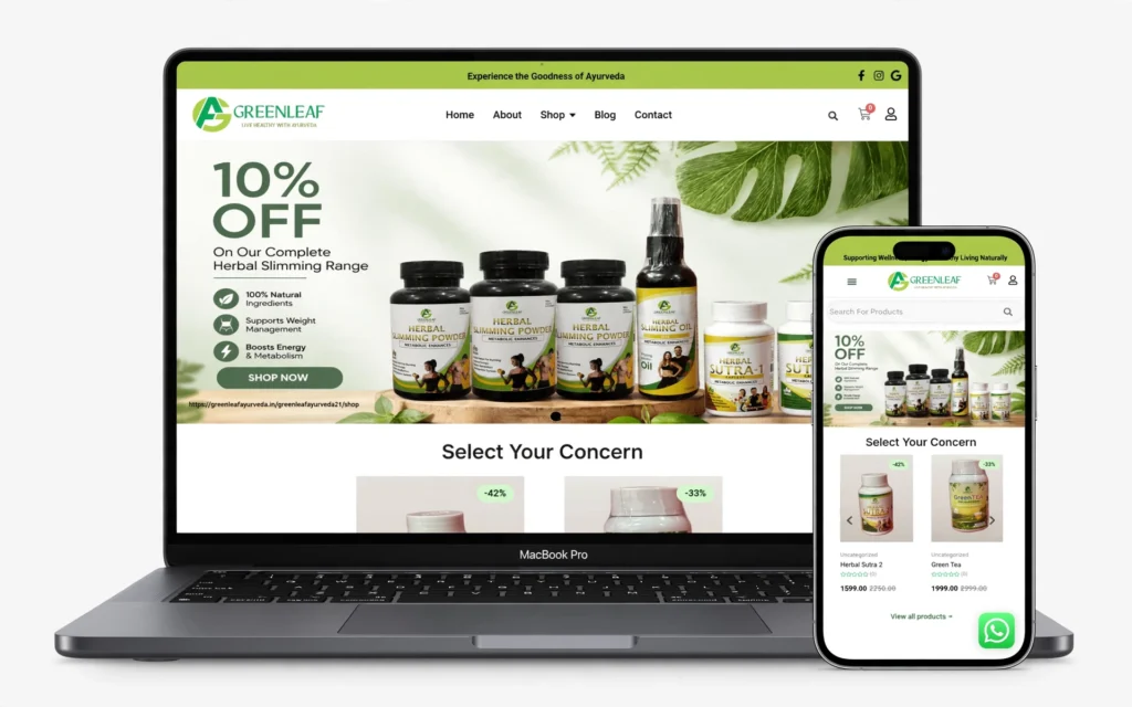 greenleaf product mockup