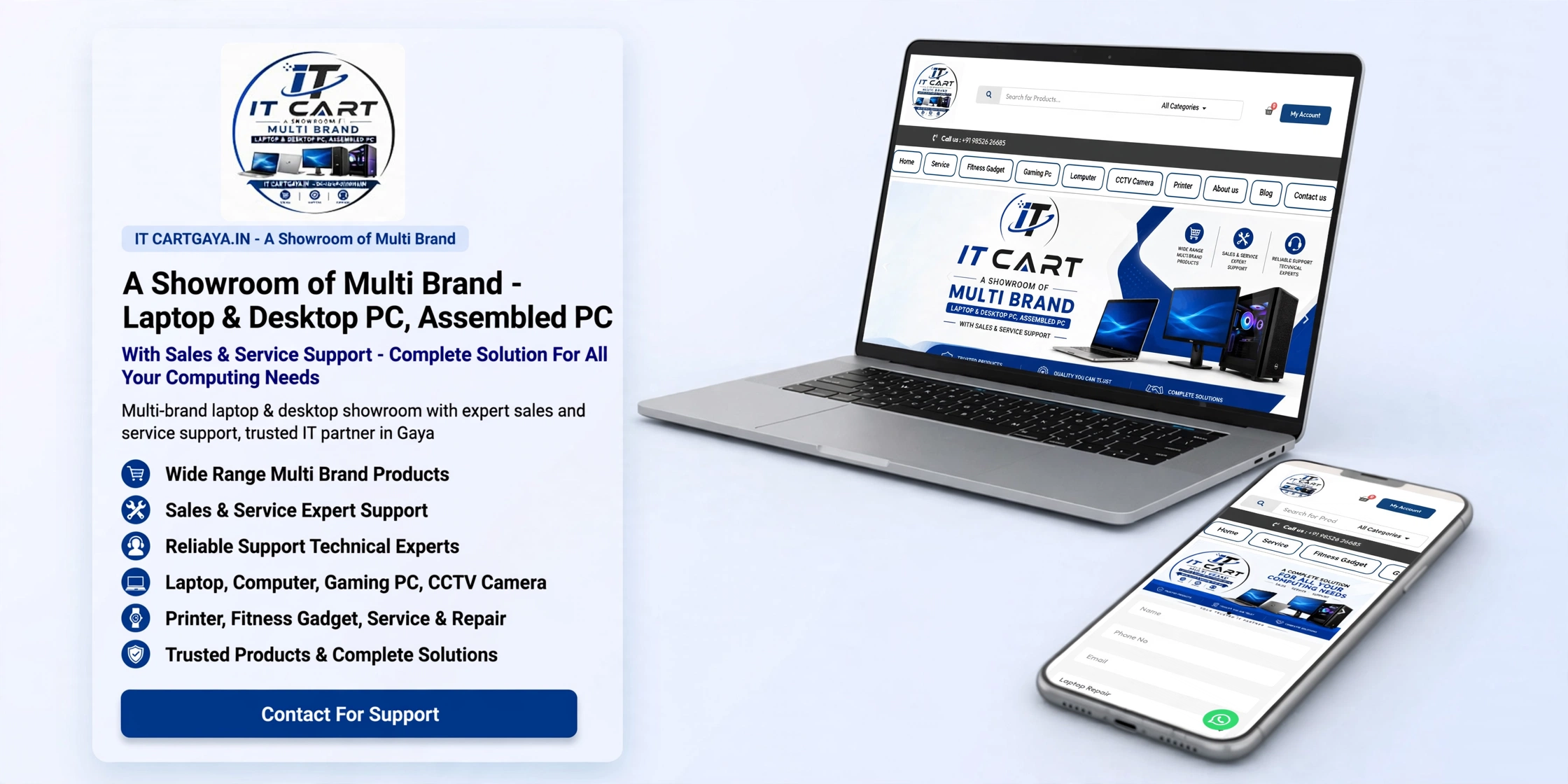 it cart showroom banner