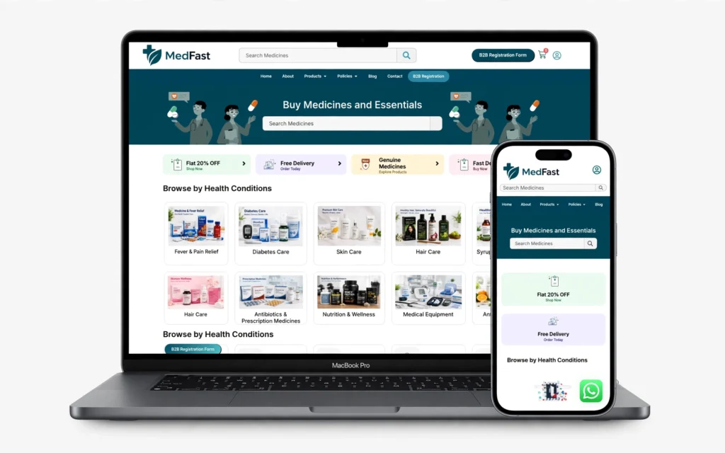 medfast product mockup